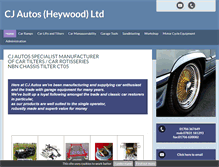 Tablet Screenshot of cjautos.org.uk